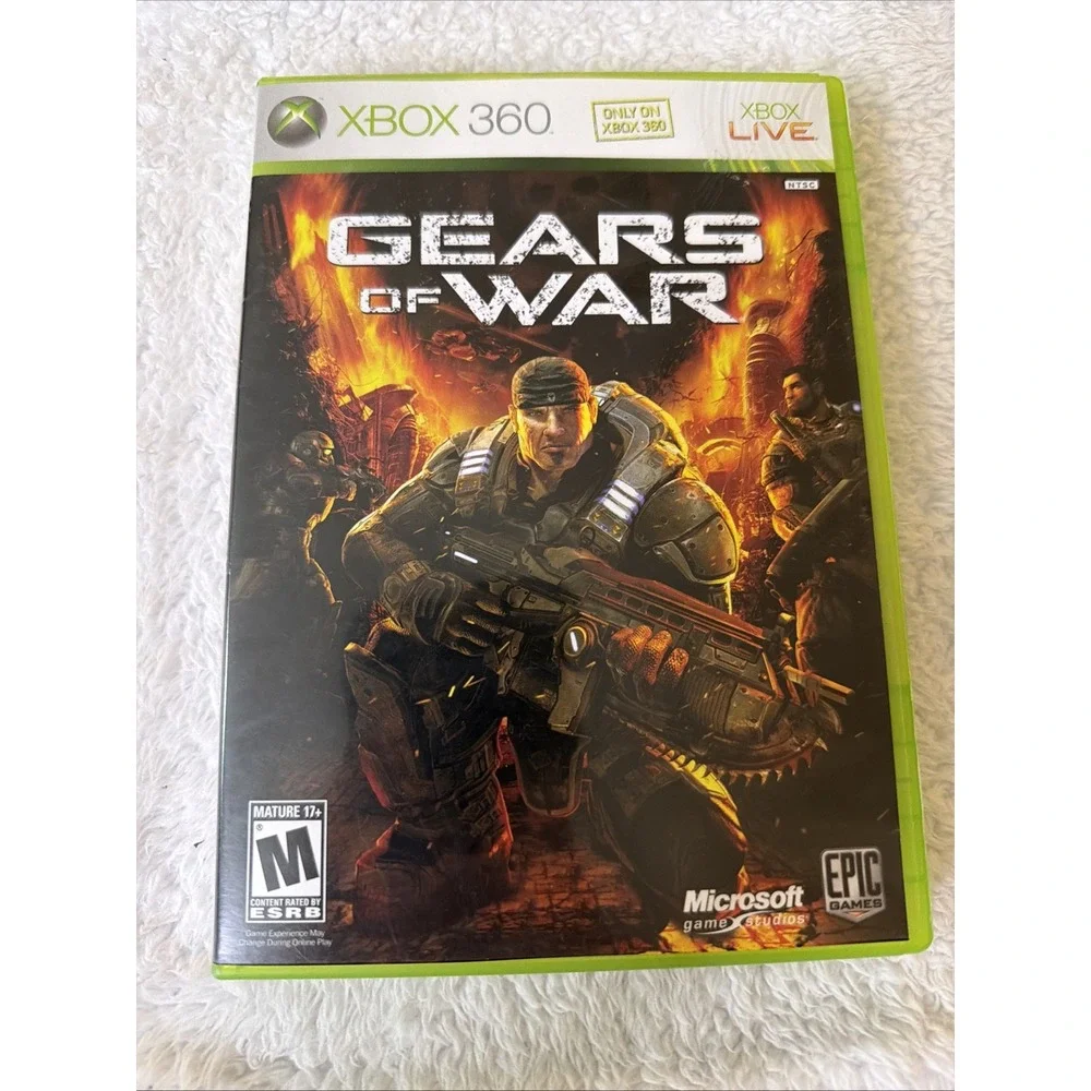 Gears of War Microsoft Xbox 360 Complete CIB Mature 2006 Epic Video Game